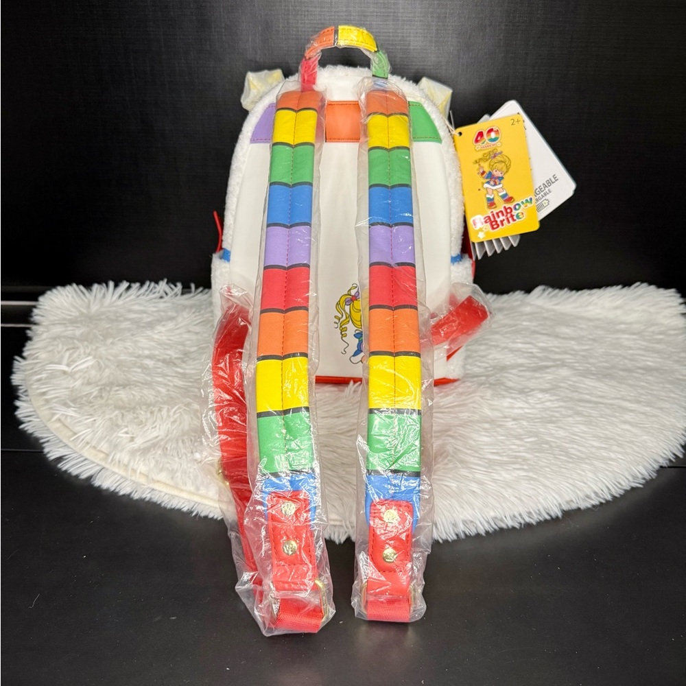 Loungefly Rainbow Brite Twink Plush Cosplay Light Up Mini Backpack - Picture 8 of 13